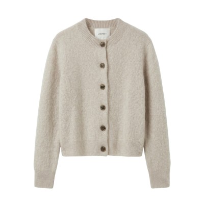 lisa yang azalea cardigan - sand brushed