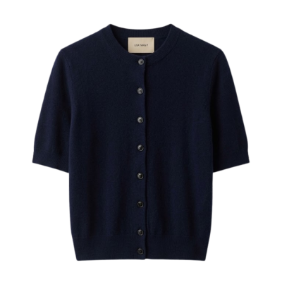 lisa yang marene cardigan - deep navy