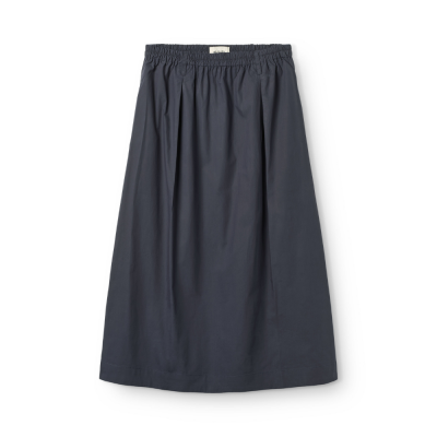 basic skirt poplin - navy