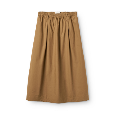 basic skirt poplin - camel