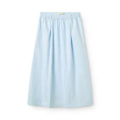 basic skirt poplin - light blue 