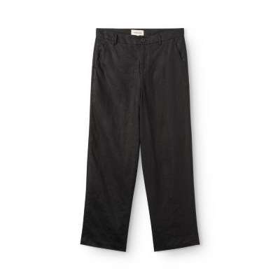 kerte pant linen - black