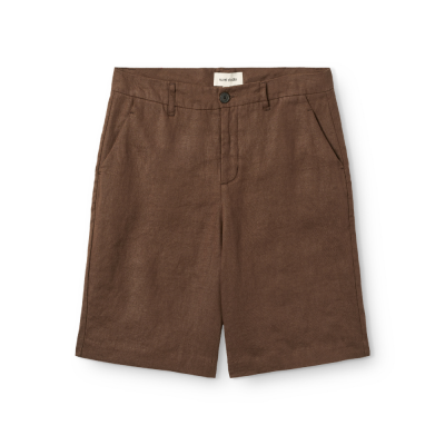kerte shorts linen - brown