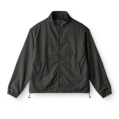 trek jacket - grey check
