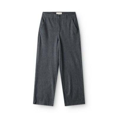 kerte pant no pleat - denim blue
