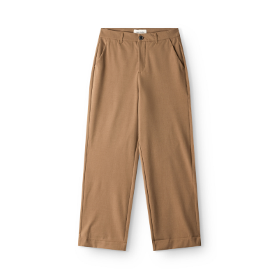 kerte pant no pleat - camel