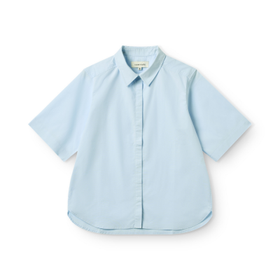ss shirt poplin - light blue