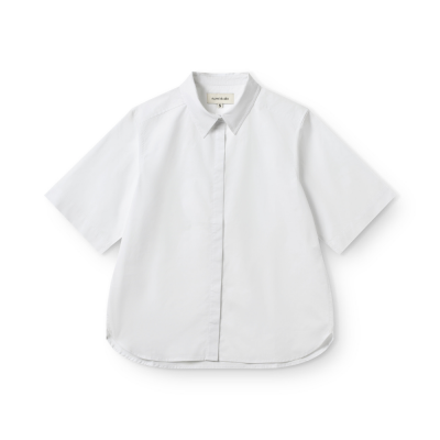 ss shirt poplin - white 