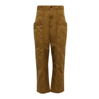 pandore cotton pants - khaki