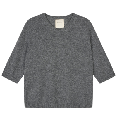 women's 90's v blouse - heather grey 