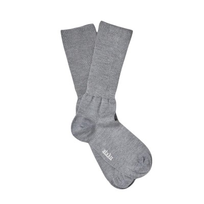 silk socks - grey melange 