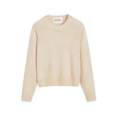 inga sweater pure cashmere - pure ecru