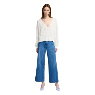 lotta cropped nevada - denim blue