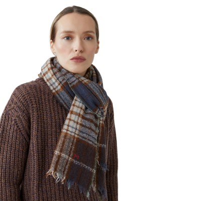 moismont anderson no 803 scarf - slate grey