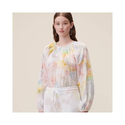 binia bluse - rainbow kufiya binia bluse - rainbow kufiya