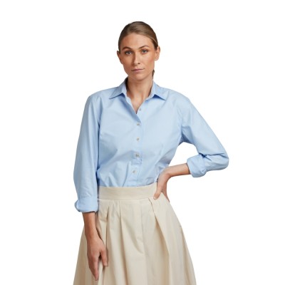 siri shirt casual - light blue