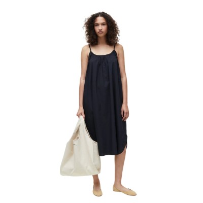 aiayu strap dress - black navy