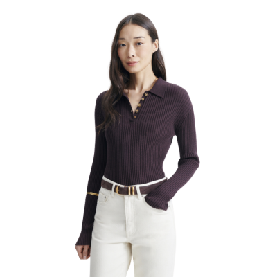 hoche polo shirt - chocolat