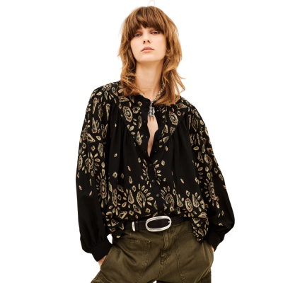 blouse brava - black