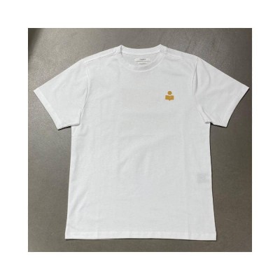 zewel t-shirt - white with ochre