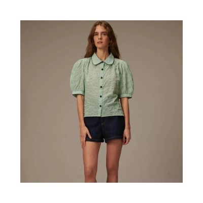 cristall short sleeve shirt - green 