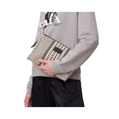 cosmetic bag pili - off white/black cosmetic bag pili - off white/black