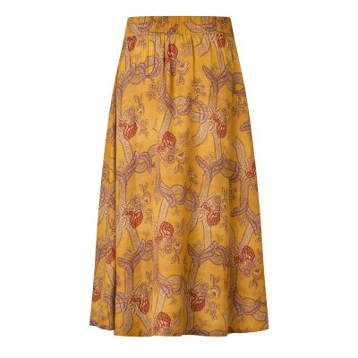 caroline silok skirt - yellow 