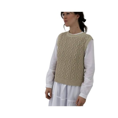 othilia vest - off white othilia vest - off white