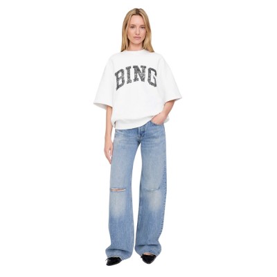anine bing jay sweatshirt bing - off white