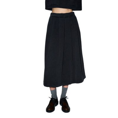 trw ellen ball grwn skirt wash milano black - black