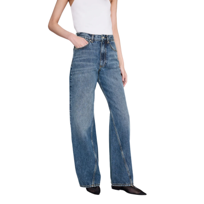 anine bing brie jean - cabana blue