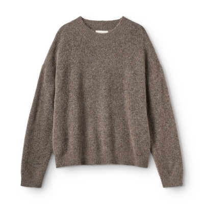 pullover oversize knit - light brown