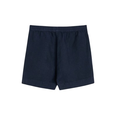 aiayu casual shorts linen - navy