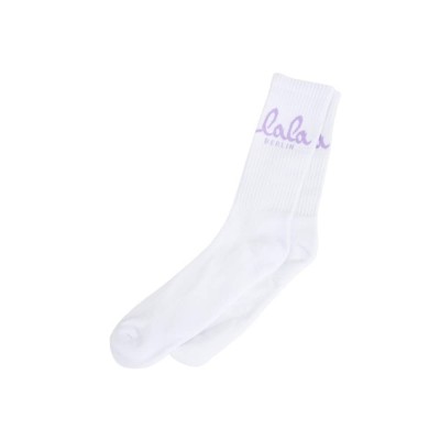 sanny socks logo - lavender sanny socks logo - lavender
