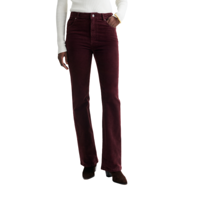 jerry pants flare - bordeaux