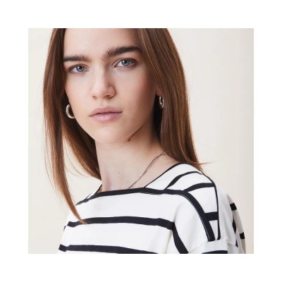 anni ls t-shirt - striped black anni ls t-shirt - striped black