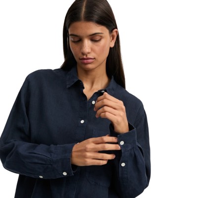 aiayu lynette linen - navy