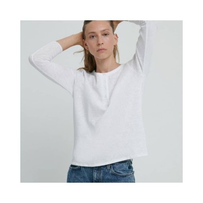 sonoma grandad bluse - white sonoma grandad bluse - white