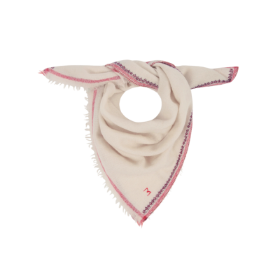 moismont scarf idol no 850 embroidery cord - beige 