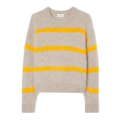 womens jumper bygmi - misty striped jam