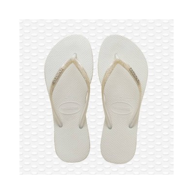 slim sparkle glitter - white
