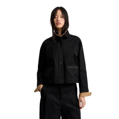 aiayu lela shirt twill - black