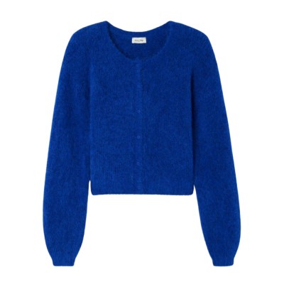 women's cardigan niby - royal blue melange 