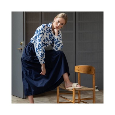 paprika nederdel - dark navy paprika nederdel - dark navy