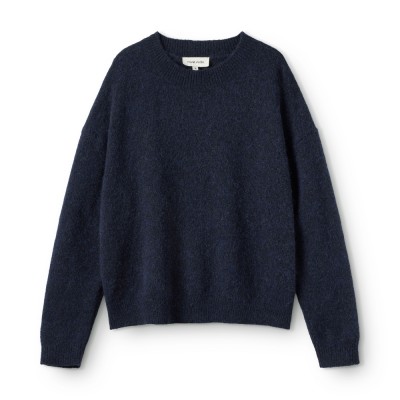 pullover oversize knit - navy