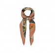 classical bird stribe scarf - floral