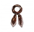 classical brown bloom scarf - floral 