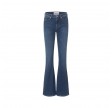albert flare jeans - denim blue