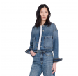 anine bing yuma jacket - cabana blue