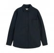 aiayu lynette shirt dark horn - black navy